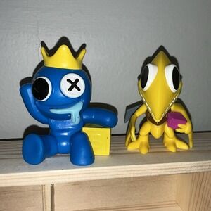Rainbow Friends Mystery Bag Mini Figure‎ Blue Monster Block Yellow